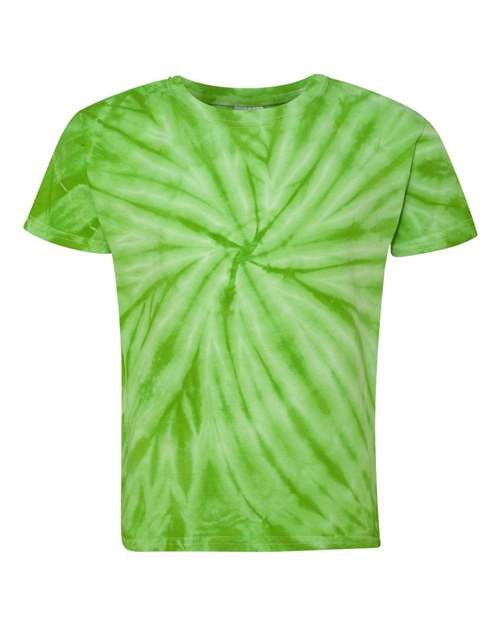 Dyenomite - Youth Cyclone Vat-Dyed Pinwheel Short Sleeve T-Shirt - 20BCY