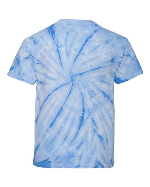 Dyenomite - Youth Cyclone Vat-Dyed Pinwheel Short Sleeve T-Shirt - 20BCY