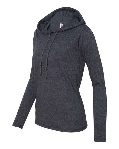 Anvil - Women’s Lightweight Hooded Long Sleeve T-Shirt - 887L