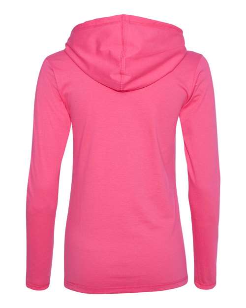 Anvil - Women’s Lightweight Hooded Long Sleeve T-Shirt - 887L