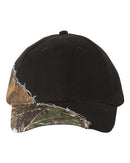 Kati - Camo with Barbed Wire Embroidery Cap - LC4BW