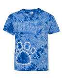 Dyenomite - Youth Pawprint Short Sleeve T-Shirt - 20BPR