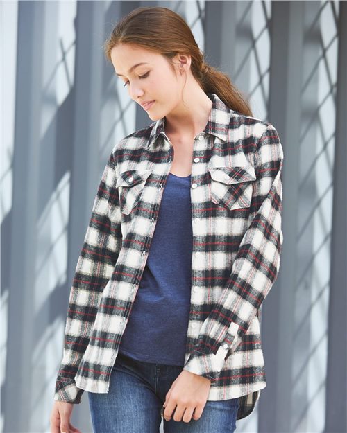 Burnside - Women's Yarn-Dyed Long Sleeve Flannel Shirt - 5210