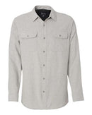 Burnside - Long Sleeve Solid Flannel Shirt - 8200