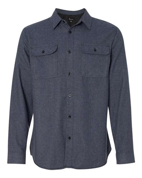 Burnside - Long Sleeve Solid Flannel Shirt - 8200