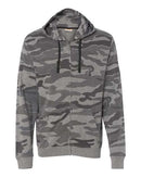 Burnside - Camo Full-Zip Hooded Sweatshirt - 8615