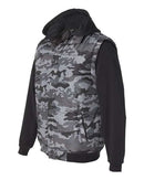 Burnside - Nylon Vest with Fleece Sleeves - 8701