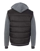 Burnside - Nylon Vest with Fleece Sleeves - 8701