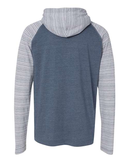 Burnside - Yarn-Dyed Raglan Hooded Pullover - 8127