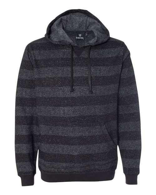 Burnside - Printed Stripes Fleece Sweatshirt - 8603