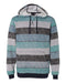 Burnside - Printed Stripes Fleece Sweatshirt - 8603