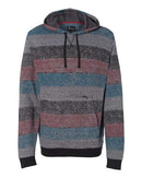 Burnside - Printed Stripes Fleece Sweatshirt - 8603