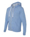 Independent Trading Co. - Unisex Heathered French Terry Full-Zip Hooded Sweatshirt - PRM90HTZ