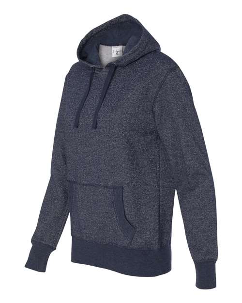 J. America - Women’s Glitter French Terry Hooded Sweatshirt - 8860