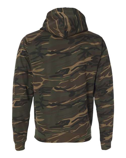 J. America - Camo Full-Zip Hooded Sweatshirt - 8615