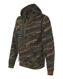 J. America - Camo Full-Zip Hooded Sweatshirt - 8615