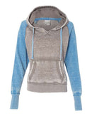 J. America - Women's Zen Fleece Raglan Hooded Sweatshirt - 8926