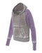 J. America - Women's Zen Fleece Raglan Hooded Sweatshirt - 8926