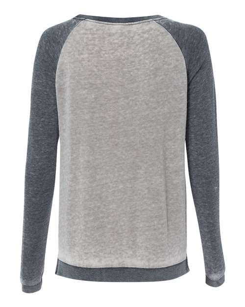 J. America - Women’s Zen Fleece Raglan Sweatshirt - 8927