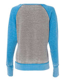 J. America - Women’s Zen Fleece Raglan Sweatshirt - 8927