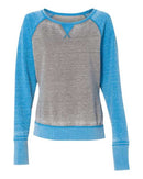 J. America - Women’s Zen Fleece Raglan Sweatshirt - 8927