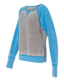 J. America - Women’s Zen Fleece Raglan Sweatshirt - 8927