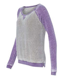 J. America - Women’s Zen Fleece Raglan Sweatshirt - 8927