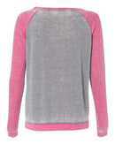 J. America - Women’s Zen Fleece Raglan Sweatshirt - 8927