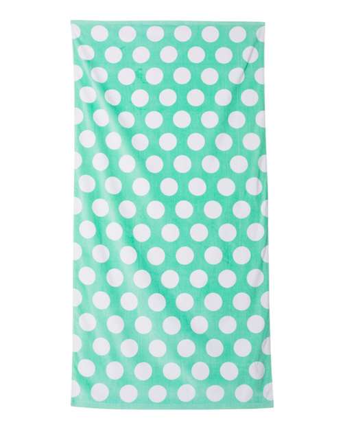 Carmel Towel Company - Polka Dot Velour Beach Towel - C3060P