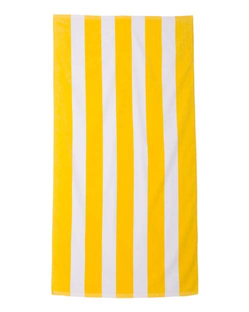 Carmel Towel Company - Cabana Stripe Velour Beach Towel - C3060S