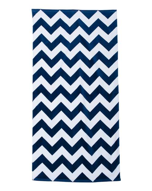 Carmel Towel Company - Chevron Velour Beach Towel - C3060X