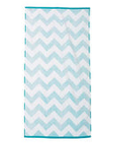 Carmel Towel Company - Chevron Velour Beach Towel - C3060X