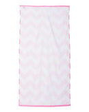 Carmel Towel Company - Chevron Velour Beach Towel - C3060X