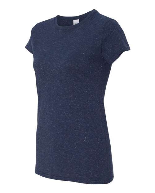 J. America - Women’s Glitter Short Sleeve T-Shirt - 8138