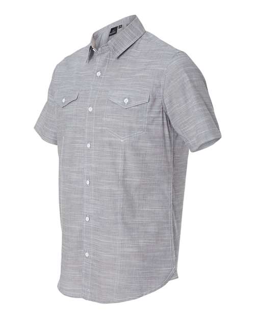 Burnside - Textured Solid Short Sleeve Shirt - 9247