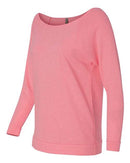 Next Level - Women's Terry Raw Edge Three-Quarter Sleeve Raglan - 6951