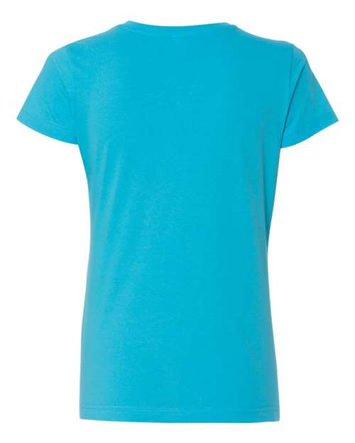 LAT - Women's V-Neck Fine Jersey Tee - 3507