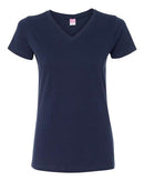 LAT - Women's V-Neck Fine Jersey Tee - 3507 (More Color)