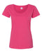 LAT - Women's Scoop Neck Fine Jersey Tee - 3504