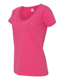 LAT - Women's Scoop Neck Fine Jersey Tee - 3504