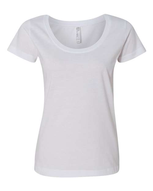 LAT - Women's Scoop Neck Fine Jersey Tee - 3504