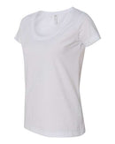 LAT - Women's Scoop Neck Fine Jersey Tee - 3504