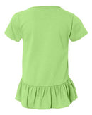 LAT - Girls' Ruffle Fine Jersey Tee - 2627