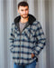 Burnside - Quilted Flannel Full-Zip Hooded Jacket - 8620