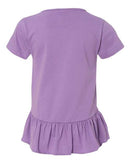 LAT - Girls' Ruffle Fine Jersey Tee - 2627