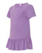 LAT - Girls' Ruffle Fine Jersey Tee - 2627