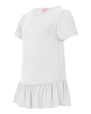 LAT - Girls' Ruffle Fine Jersey Tee - 2627