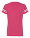 LAT - Women's Football V-Neck Fine Jersey Tee - 3537