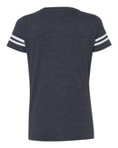 LAT - Women's Football V-Neck Fine Jersey Tee - 3537