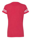 LAT - Women's Football V-Neck Fine Jersey Tee - 3537